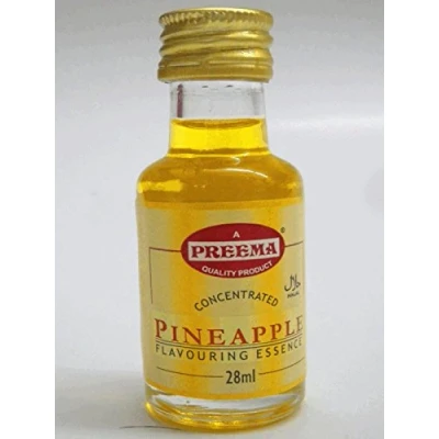 Abbildung von Essenz Ananas, Lebensmittelaroma, Preema, 28 ml Flasche