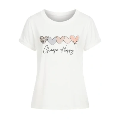 Abbildung von Cloud 5ive MIT TRAUMFÄNGER Tshirt print, Damen, Größe: XL, White