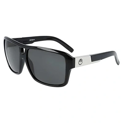 Abbildung von Dragon Herren The Jam Sonnenbrille, Tiefschwarz mit Lumalens Rauchglas, Einheitsgröße