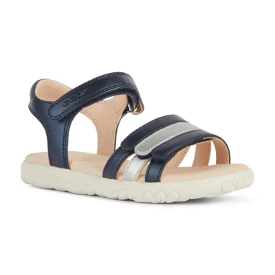 Abbildung von Geox J SANDAL HAITI GIRL Sandale, Sommerschuh, Klettschuh, Sandalette, mit Klettverschluss
