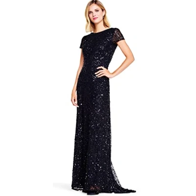 Abbildung von Adrianna Papell Abendkleid Scoop Back Long Dress Cocktail, Abend, Mutter der Braut, Hochzeit, Anlass