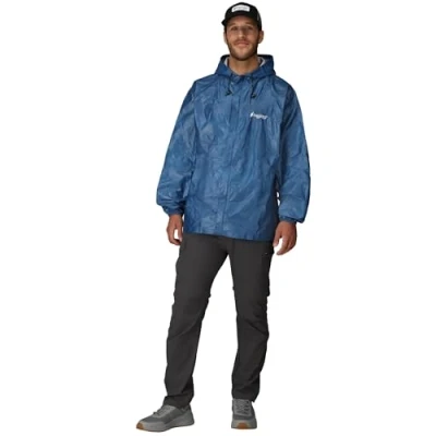 Abbildung von FROGG TOGGS Herren Waterproof Breathable Rain Jacket Ultra Lite2 wasserdichte, atmungsaktive Jacke, blau, XXL