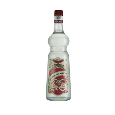 Abbildung von SANZ weißer Rohrzucker Sirup, Simple Syrup für Cocktails, alkoholfrei, 1 L