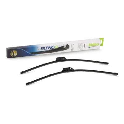Abbildung von Scheibenwischer Valeo Silencio X.trm, Flat Blade Set 574307 vorne Rahmenlos Stiftbefestigung MERCEDES BENZ: C Klasse Limousine
