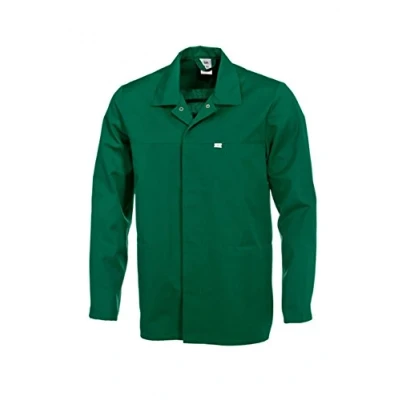 Abbildung von BP 1670 500 74 XSn Unisex Jacke, 1/1 Ärmel mit verstellbarem Schlitz an der Manschette, 210,00 g/m² Stoffmischung, mittelgrün,