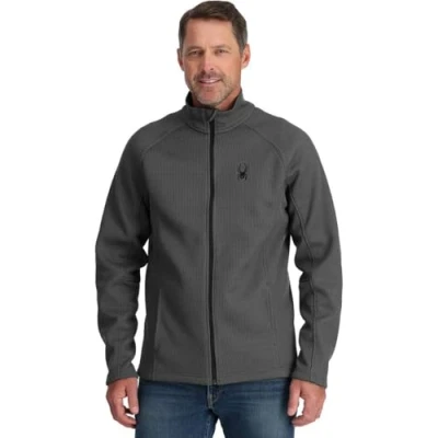 Abbildung von Spyder Fleecejacke, Herren, Größe: Large, Dunkelgrau