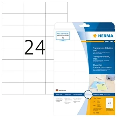 Abbildung von HERMA Folienetiketten 70,0 x 37,0 mm