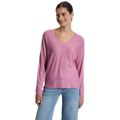 Abbildung von Street One Studio Vneck Strickpullover, Damen, Größe: 42, Pink