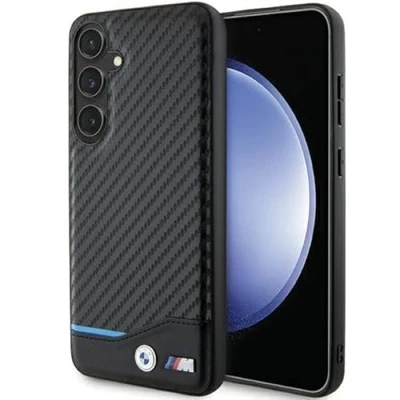 Abbildung von CG Mobile BMW BMHMS24M23PUDTK Hülle Für S24+ S926 Schwarz hardcase Carbom Tricolor Line