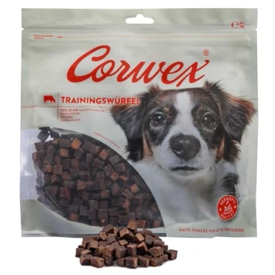 Abbildung von Corwex Trainingswürfel (500g, Rind) Hundesnacks mit Rind, Monoprotein, Trainee Snack, getreidefreie Leckerlie fürs Hundetraining