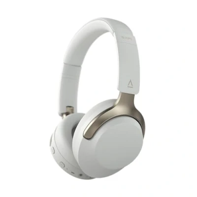 Abbildung von CREATIVE Zen Hybrid SXFI Kabellose Over Ear Kopfhörer mit Super X Fi Technologie, adaptiver hybrider aktiver Geräuschunterdrückung, Umgebungsmodus, bis zu 70 Stunden, Low Latency Modus (Hellgrau)