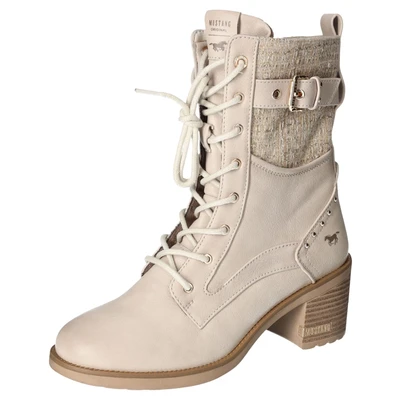 Abbildung von Mustang Cowboy/Bikerstiefelette, Damen, Größe: 40, Wit Schuhe
