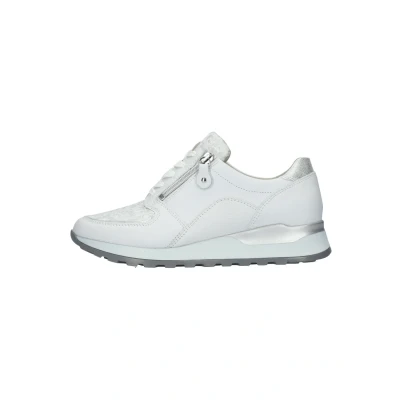 Abbildung von Waldläufer Damen Sneaker weiß silber 5