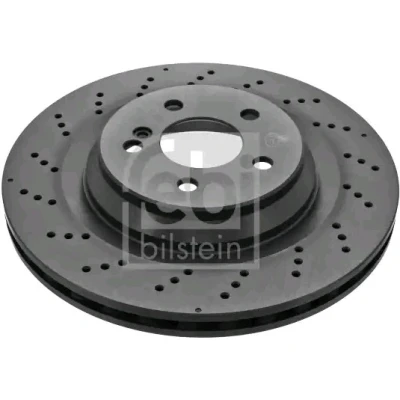 Abbildung von FEBI BILSTEIN 43876 Bremsscheibe Hinterachse 330 26 5 112 gelocht/innenbel. beschichtet hochgekohlt MERCEDES BENZ: SL Cabrio