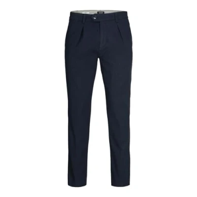 Abbildung von Jack &amp; Jones Jpstace Jjharvey Stoffhose, Herren, Größe: 27x30, Navy blazer