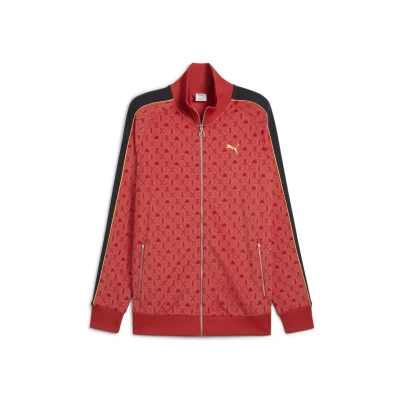 Abbildung von Puma Road To Unity T7 Trainingsjacke Herren Mit Colorful Red Fire/Aop Größe: L