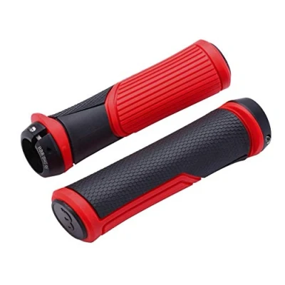 Abbildung von BBB Cycling Fahrradgriffe, Cobra Lenkergriffe Für Mountainbikes und Rennräder, BHG 96, Schwarz/Rot, 142 mm