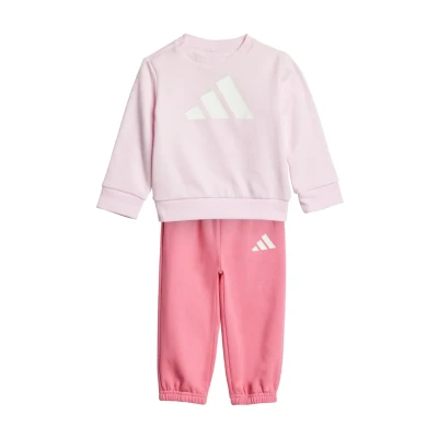 Abbildung von adidas Performance Essentials Joggerinfant SET Trainingsanzug Clear pink white für Kinder, Größe: 98,