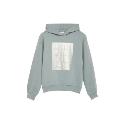 Abbildung von S.OLIVER Kapuzenpullover für Kinder, Größe: 134/140, Blassblau