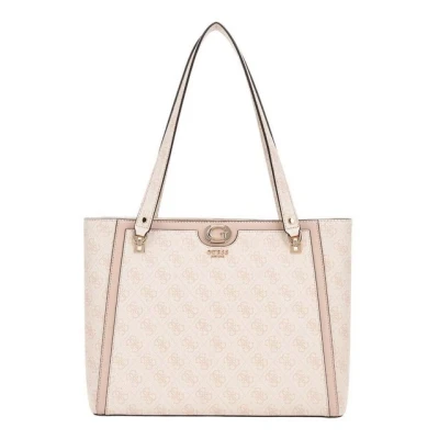 Abbildung von Guess Orlina LOGO NOEL TOTE Handtasche, Damen, Größe: One Size, Sand