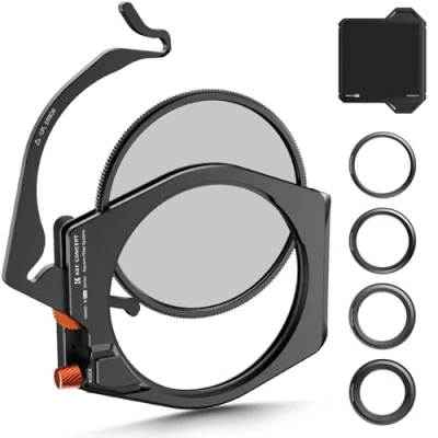 Abbildung von K&amp;F Concept Nano X PRO Square Filter Set Rechteckfilter (inkl.95mm CPL Filter+ ND1000+ Filterhalter+ Adapterringe 67mm 72mm 77mm 82mm)