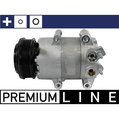 Abbildung von MAHLE ORIGINAL ACP 1185 000P Kompressor 7VS16ic 12 PAG 46 YF R 1234yf, 134a ohne Ölablassschraube FORD: FOCUS 3 Turnier, 3, Stufenheck
