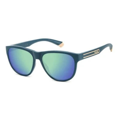 Abbildung von Polaroid Unisex Sonnenbrille, Größe: 56, Teal