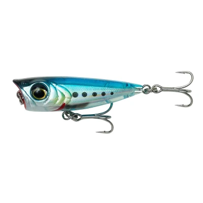 Abbildung von Savage Gear Micro Popper Ghost Sardine 5.5cm (5.4g) Oberflächenköder