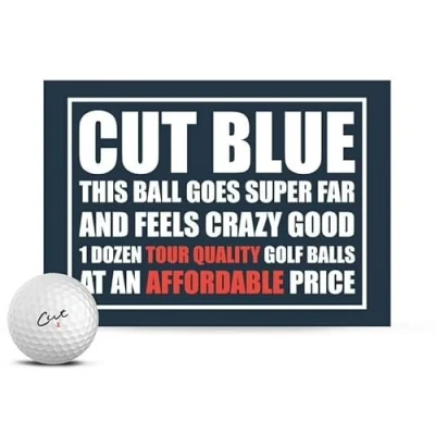 Abbildung von Cut Golf Golfbälle, 4 Stück, Urethan, Blau