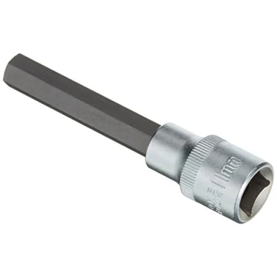 Abbildung von KS TOOLS 911.1961 E Steckschlüsseleinsatz DIN3120, ISO1174, DIN7422 11,0 Chrom Vanadium Stahl Innensechskant gerändelt