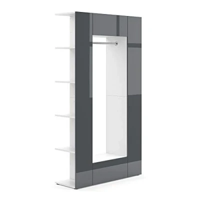 Abbildung von Vicco Garderobe Dielenschrank Flurkleiderschrank MATS Anthrazit (kein Set)