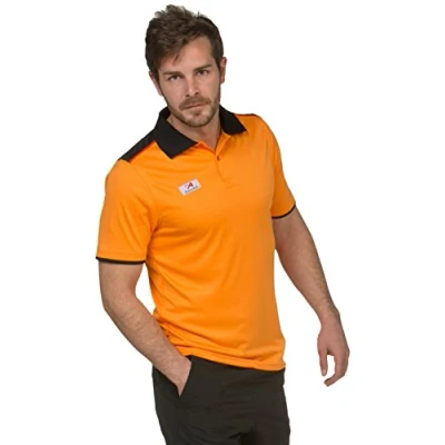 Abbildung von Asioka 108/17 Technisches Polo Shirt mit kurzen Ärmeln, Unisex, Erwachsene L Mandarine