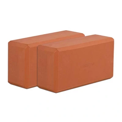 Abbildung von Yogablock Basic Art Set (2 Stück) Yoga Terracotta Stabil YOGISTAR