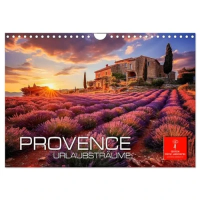 Abbildung von Provence Urlaubsträume (Wandkalender 2025 DIN A4 quer), CALVENDO Monatskalender