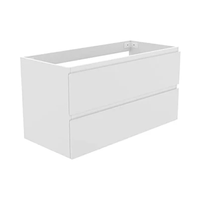 Abbildung von Aica Sanitär Waschbeckenunterschrank 50 cm Unterschrank Waschtischunterschrank Weiß