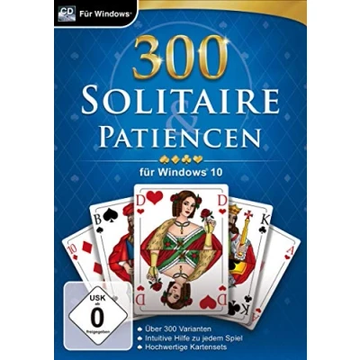 Abbildung von 300 Solitaire &amp; Patiencen (PC)