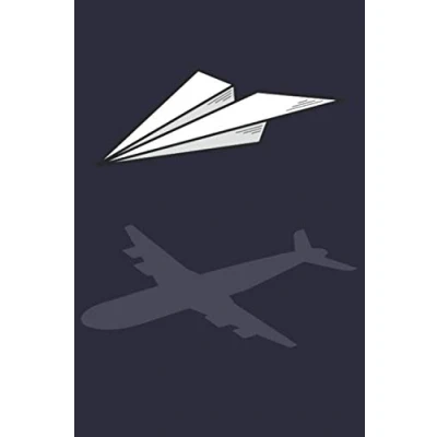 Abbildung von Flugzeug Notizbuch: Ein perfektes Buch für Liebhaber