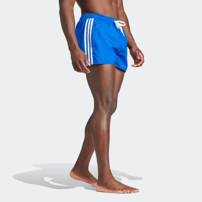 Abbildung von adidas Sportswear 3STRIPES CLX Badeshorts, Herren, Größe: 4XL, Royal blue white
