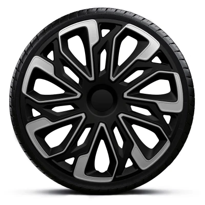 Abbildung von AutoStyle PP 5446SB Radblenden 16Zoll schwarz/silber