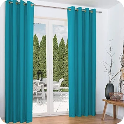 Abbildung von Vorhang Amelie Luna, Beautissu, 2er Set Ösenschal thermo 140x245cm