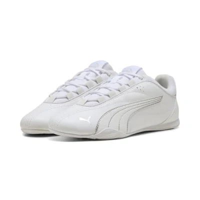 Abbildung von Puma Catch Soleil Sneakers Damen Schuhe Mit Color Blocking White/Silver/Feather Gray Größe: 38