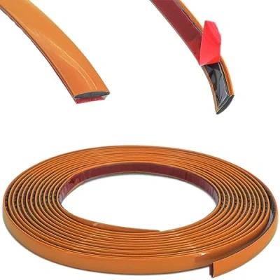 Abbildung von RECAMBO Zierleiste Orange Vielseitig, Flexibel &amp; Selbstklebend 25mm x 5m