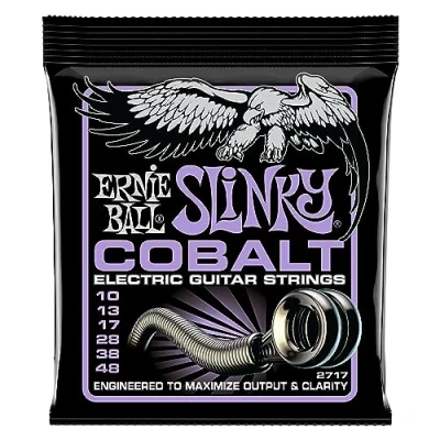 Abbildung von Ernie Ball Ultra Slinky Cobalt E Gitarrensaiten, Stärke 10 48