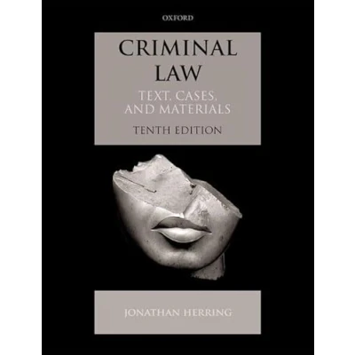 Abbildung von Criminal Law: Text, Cases, and Materials