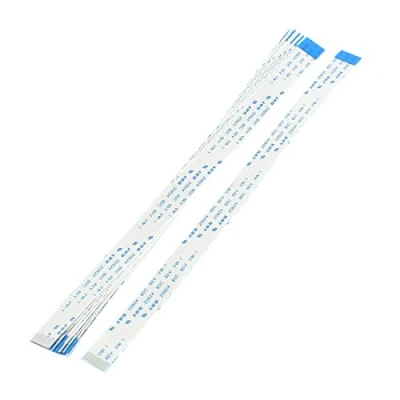 Abbildung von sourcing map B Typ 10Stk 1,0mm Pitch 10 Pin AWM 20624 80 60V VW 1 Flexible Flachkabel FFC 200mm