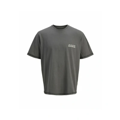 Abbildung von Jack &amp; Jones JJE SS O NECK NOOS Tshirt basic, Herren, Größe: XS, Asphalt