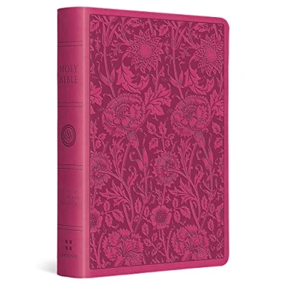 Abbildung von ESV Large Print Compact Bible: English Standard Version, Berry, Floral, Trutone