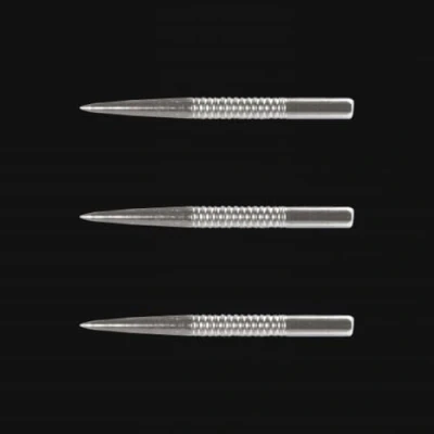 Abbildung von WINMAU Ringed Silver Effekt Steeltip Dart Punkte 1 Satz pro Packung (insgesamt 3 Punkte)