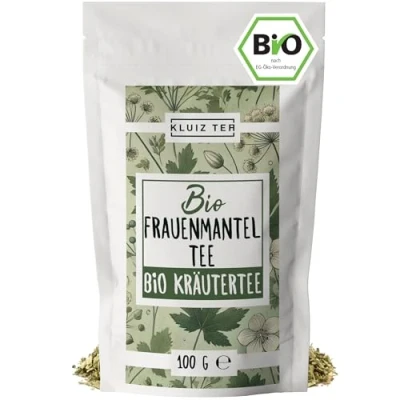 Abbildung von 100 Gramm Frauenmanteltee Bio aus Bayern Frauenmantel Tee I 100% natürlich Biologischem Anbau by KLUIZ TEA