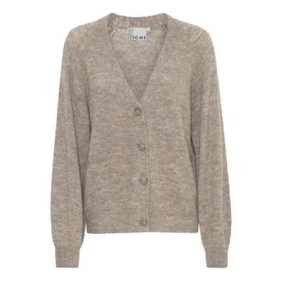 Abbildung von ICHI Kamara Strickjacke, Damen, Größe: Medium, Fungi